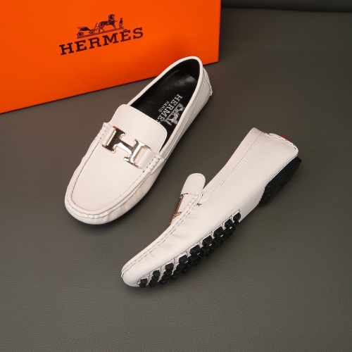 Hermes Leather Shoes For Men #1183683 $68.00 USD, Wholesale Replica Hermes Leather Shoes
