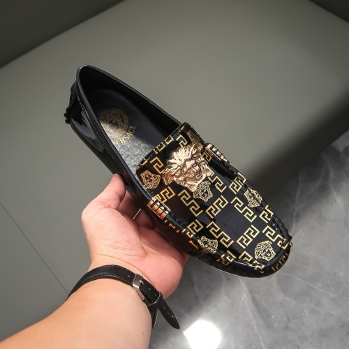 Replica Versace Leather Shoes For Men #1183693 $68.00 USD for Wholesale