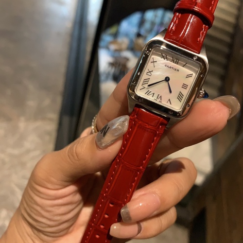 Replica Cartier AAA Quality Watches In Silver For Women #1183814 $105.00 USD for Wholesale