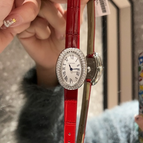 Cartier AAA Quality Watches In Silver For Women #1183837