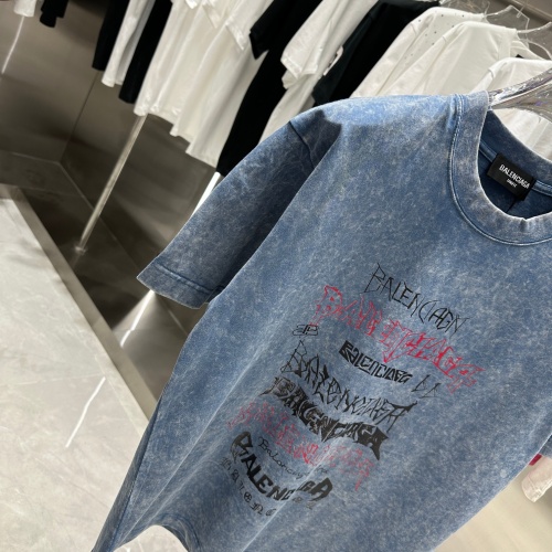 Replica Balenciaga T-Shirts Short Sleeved For Unisex #1183910 $40.00 USD for Wholesale