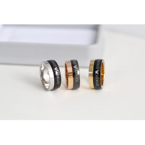 Replica Armani Rings #1183921 $25.00 USD for Wholesale
