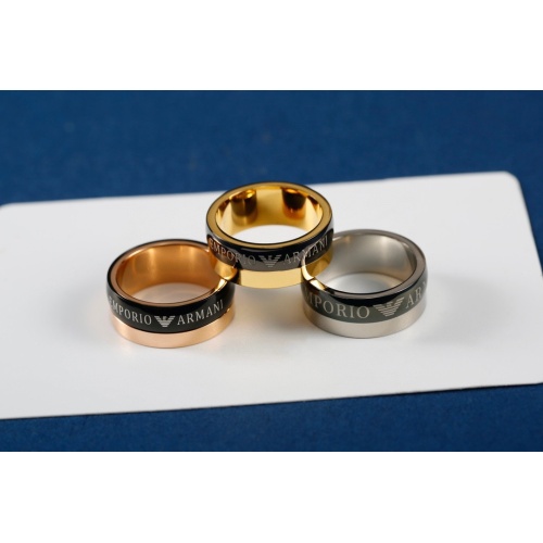 Replica Armani Rings #1183922 $25.00 USD for Wholesale