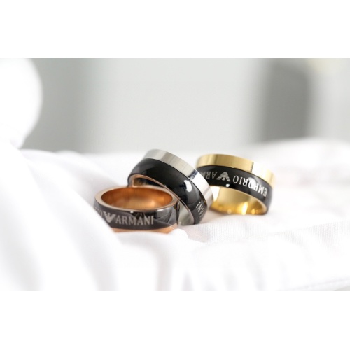 Replica Armani Rings #1183922 $25.00 USD for Wholesale