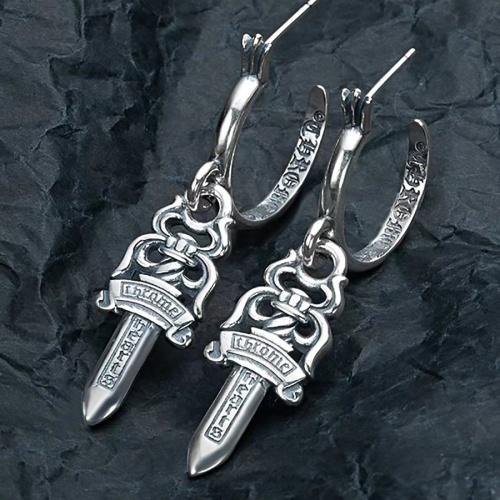 Replica Chrome Hearts Earrings For Unisex #1183941 $34.00 USD for Wholesale