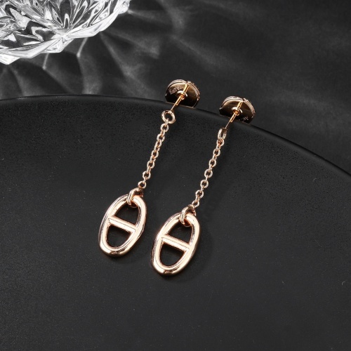 Replica Hermes Earrings For Women #1184043 $27.00 USD for Wholesale