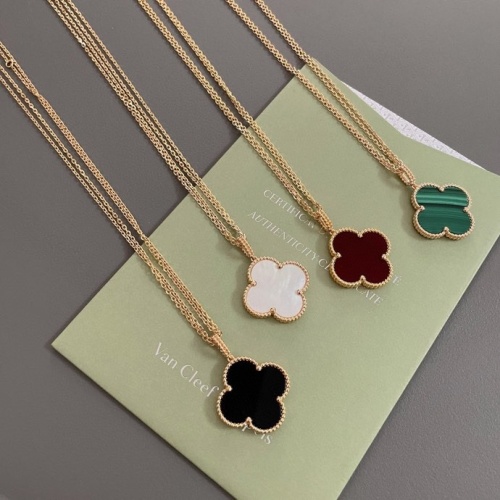 Replica Van Cleef & Arpels Necklaces For Women #1184067 $32.00 USD for Wholesale