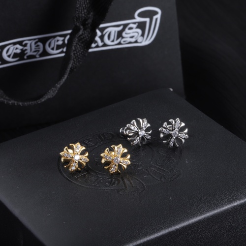 Replica Chrome Hearts Earrings For Women #1184082 $32.00 USD for Wholesale