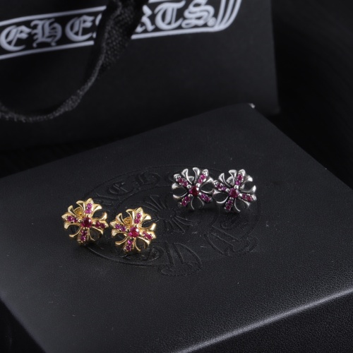 Replica Chrome Hearts Earrings For Women #1184083 $32.00 USD for Wholesale