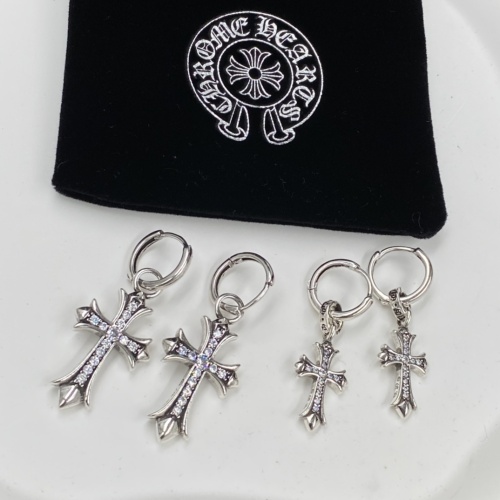 Replica Chrome Hearts Earrings For Women #1184086 $32.00 USD for Wholesale