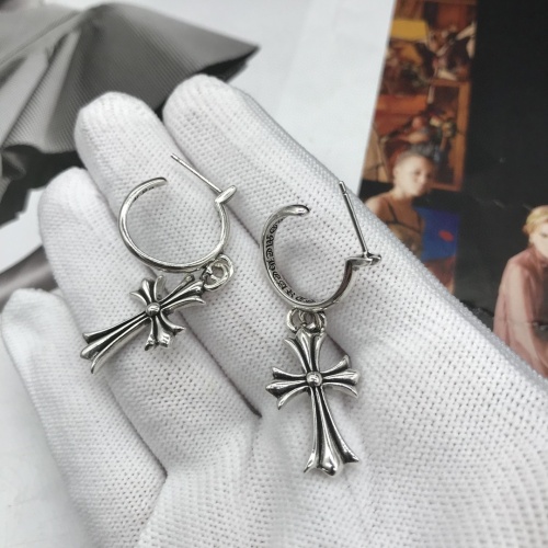 Replica Chrome Hearts Earrings For Women #1184125 $32.00 USD for Wholesale
