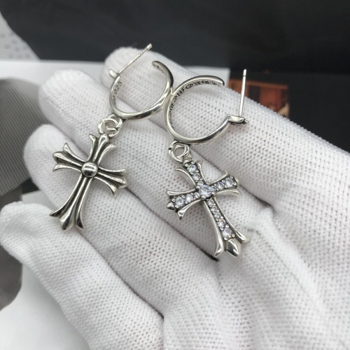 Replica Chrome Hearts Earrings For Women #1184125 $32.00 USD for Wholesale
