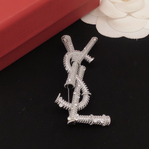 Replica Yves Saint Laurent Brooches For Women #1184148 $32.00 USD for Wholesale