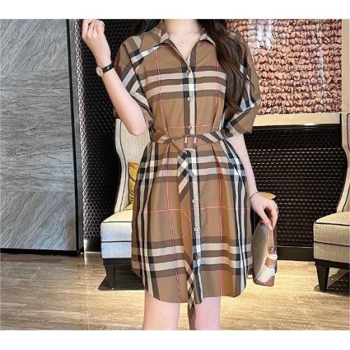 Replica Burberry Dresses Long Sleeved For Women #1184152 $96.00 USD for Wholesale