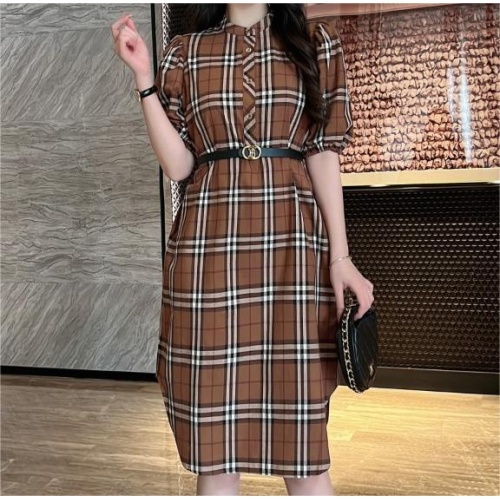 Burberry Dresses Middle Sleeved For Women #1184160 $92.00 USD, Wholesale Replica Burberry Dresses
