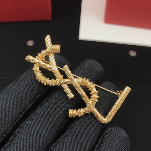Replica Yves Saint Laurent Brooches For Women #1184167 $29.00 USD for Wholesale
