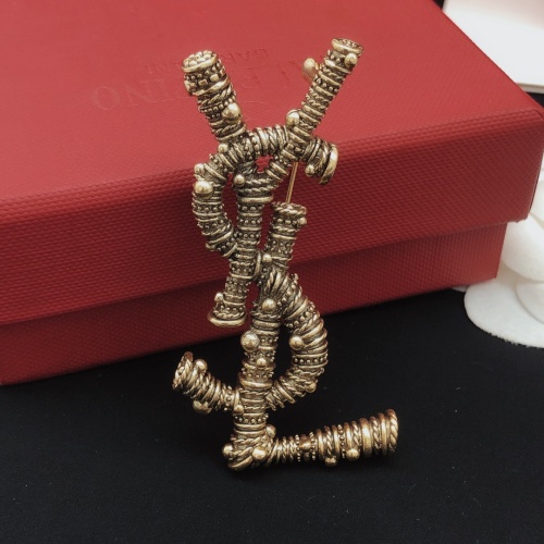 Replica Yves Saint Laurent Brooches For Women #1184168 $29.00 USD for Wholesale