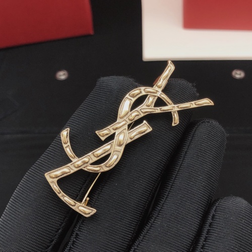 Replica Yves Saint Laurent Brooches For Women #1184175 $27.00 USD for Wholesale