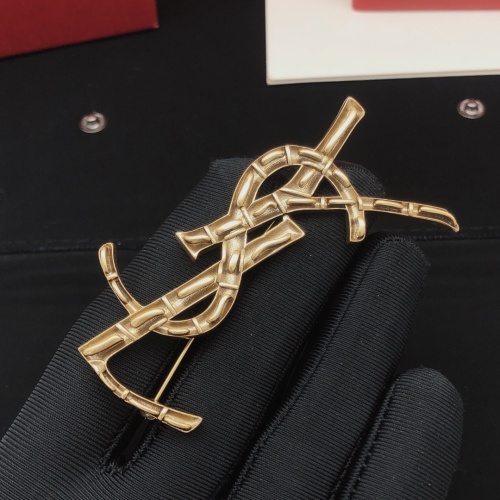 Replica Yves Saint Laurent Brooches For Women #1184177 $27.00 USD for Wholesale