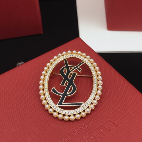 Replica Yves Saint Laurent Brooches For Women #1184178 $29.00 USD for Wholesale