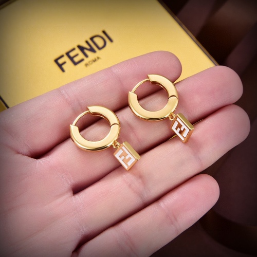 Fendi Earrings For Women #1184186 $27.00 USD, Wholesale Replica Fendi Earrings