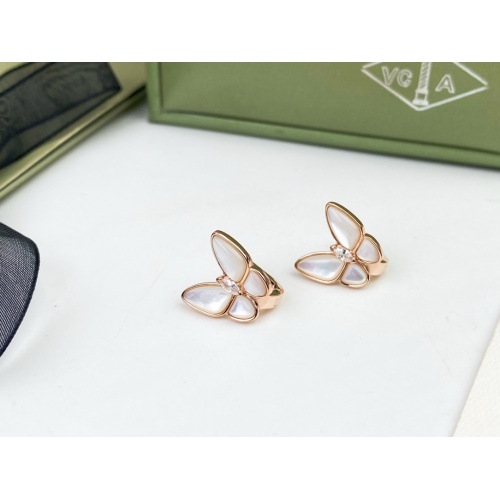 Van Cleef &amp; Arpels Earrings For Women #1184197 $34.00 USD, Wholesale Replica Van Cleef &amp; Arpels Earrings