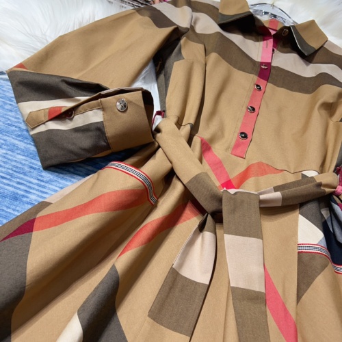 Replica Burberry Dresses Long Sleeved For Women #1184210 $102.00 USD for Wholesale