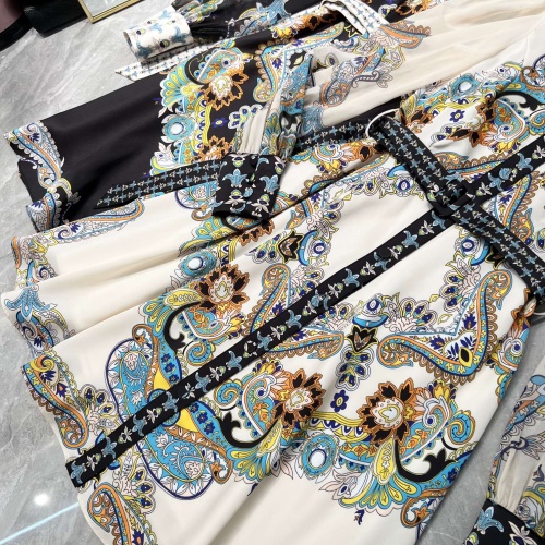 Replica Hermes Dresses Long Sleeved For Women #1184253 $108.00 USD for Wholesale