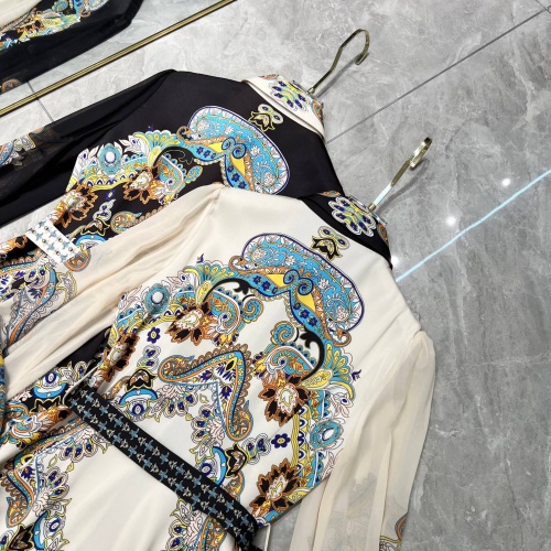 Replica Hermes Dresses Long Sleeved For Women #1184254 $108.00 USD for Wholesale