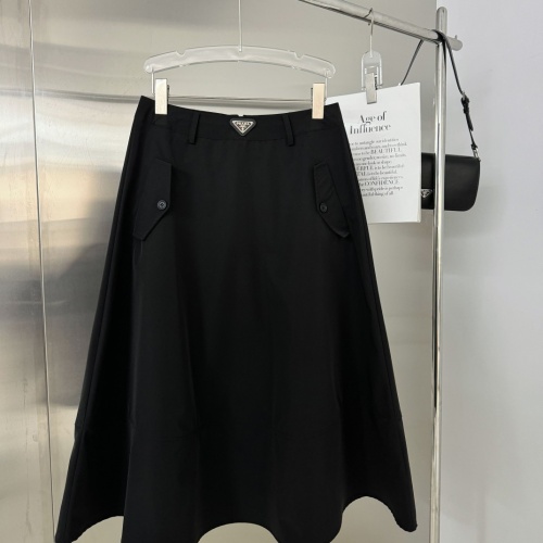 Prada Midi Skirt For Women #1184297 $80.00 USD, Wholesale Replica Prada Skirts