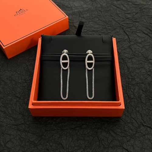Replica Hermes Earrings For Women #1184333 $40.00 USD for Wholesale