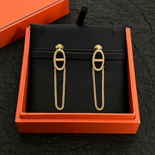 Hermes Earrings For Women #1184334 $40.00 USD, Wholesale Replica Hermes Earrings
