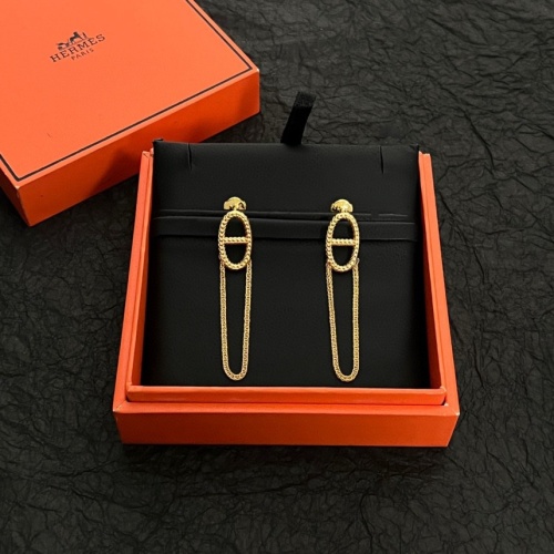 Replica Hermes Earrings For Women #1184334 $40.00 USD for Wholesale