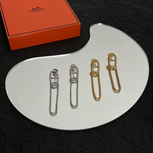 Replica Hermes Earrings For Women #1184334 $40.00 USD for Wholesale