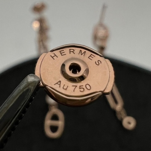 Replica Hermes Earrings For Women #1184336 $40.00 USD for Wholesale