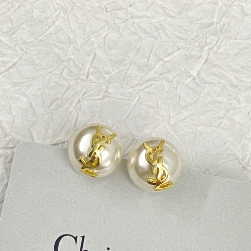 Replica Yves Saint Laurent YSL Earrings For Women #1184388 $25.00 USD for Wholesale