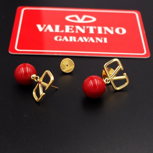 Replica Valentino Earrings For Women #1184423 $25.00 USD for Wholesale