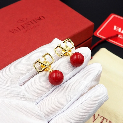 Replica Valentino Earrings For Women #1184423 $25.00 USD for Wholesale