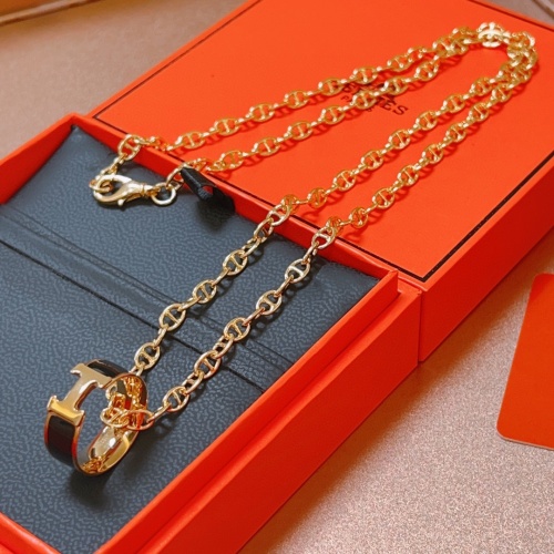 Replica Hermes Necklaces #1184444 $42.00 USD for Wholesale