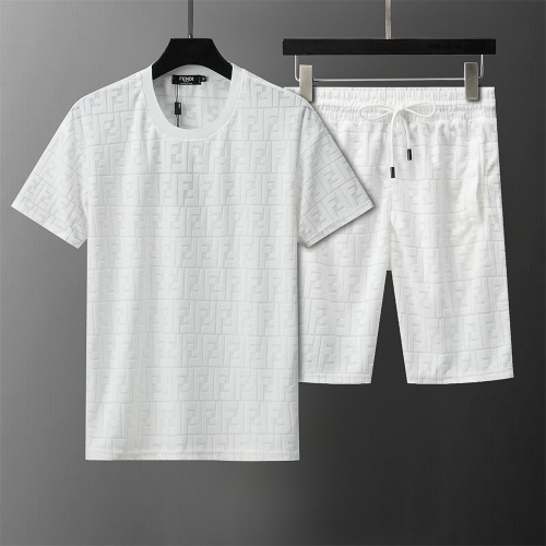 Fendi Tracksuits Short Sleeved For Men #1184458 $42.00 USD, Wholesale Replica Fendi Tracksuits