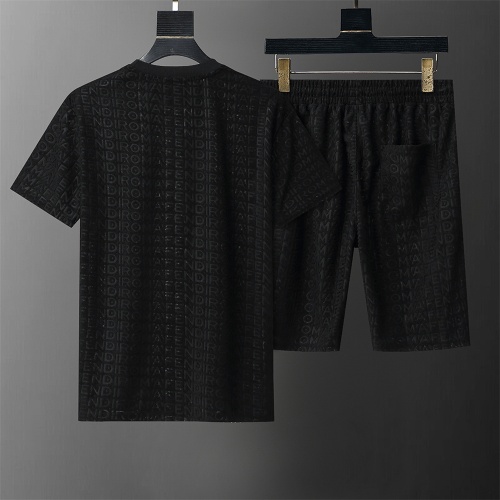 Replica Fendi Tracksuits Short Sleeved For Men #1184463 $42.00 USD for Wholesale
