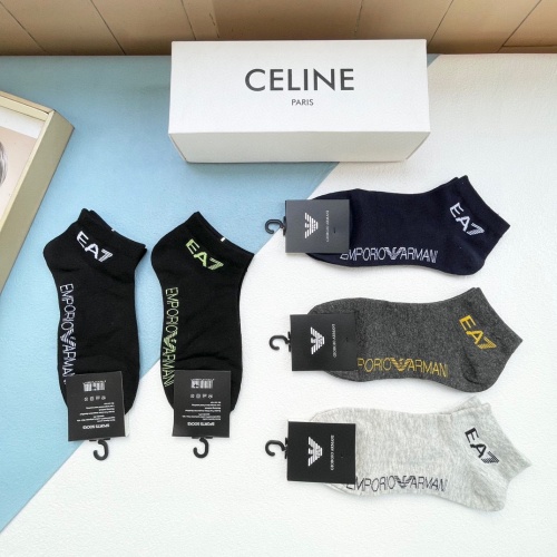 Replica Armani Socks For Men #1184494 $25.00 USD for Wholesale