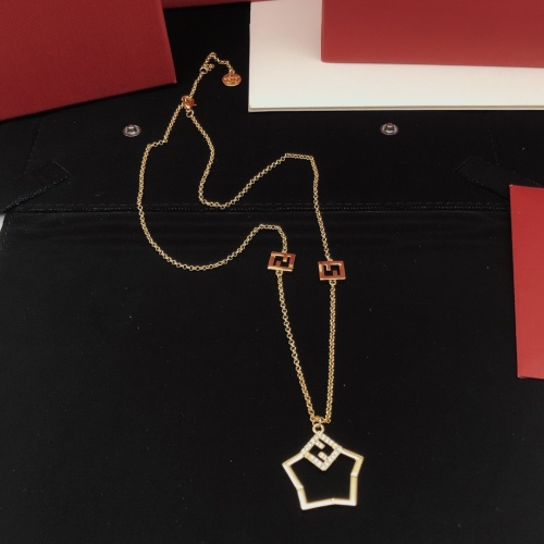 Replica Fendi Necklaces #1184628 $29.00 USD for Wholesale
