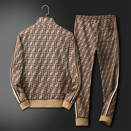 Replica Fendi Tracksuits Long Sleeved For Men #1184835 $92.00 USD for Wholesale