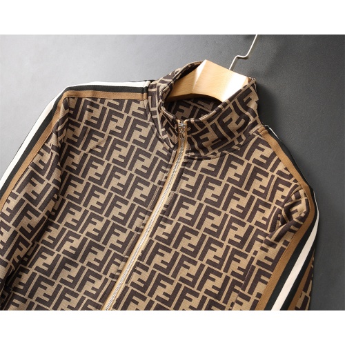 Replica Fendi Tracksuits Long Sleeved For Men #1184835 $92.00 USD for Wholesale