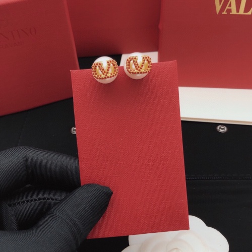 Replica Valentino Earrings For Women #1184841 $27.00 USD for Wholesale
