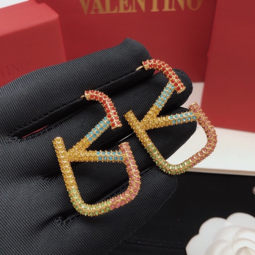 Replica Valentino Earrings For Women #1184846 $34.00 USD for Wholesale