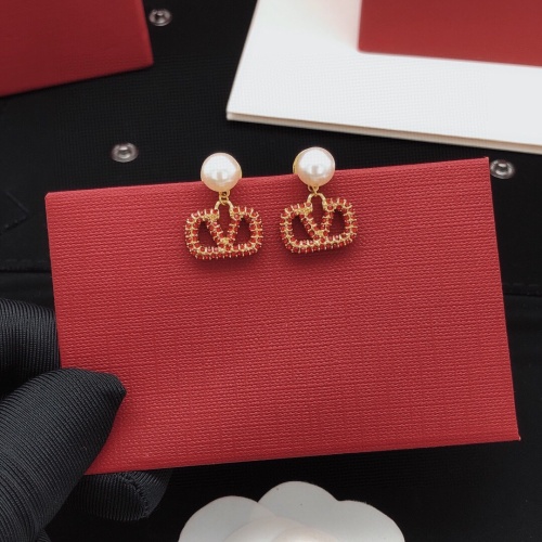 Replica Valentino Earrings For Women #1184848 $29.00 USD for Wholesale