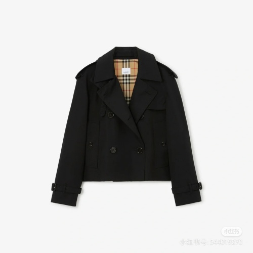 Replica Burberry Trench Coat Long Sleeved For Women #1184863 $160.00 USD for Wholesale