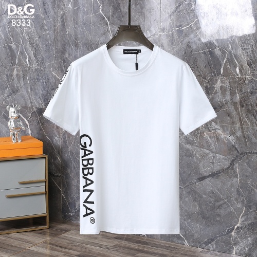 Dolce &amp; Gabbana D&amp;G T-Shirts Short Sleeved For Men #1184870 $38.00 USD, Wholesale Replica Dolce &amp; Gabbana D&amp;G T-Shirts